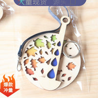 Wooden Rotating Wrist Yarn Holder for Knitting and Crocheting