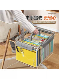 Acrylic Mahjong Tile Storage Box with Lid - Transparent Organizer for Snacks & Toys