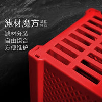 Aquarium Filter Media Cube Box for Water Purification and Yellow Water Removal