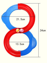 Figure-Eight Sensory Training Track Ball Toy for Kids, Focus and Attention Development Educational Aid