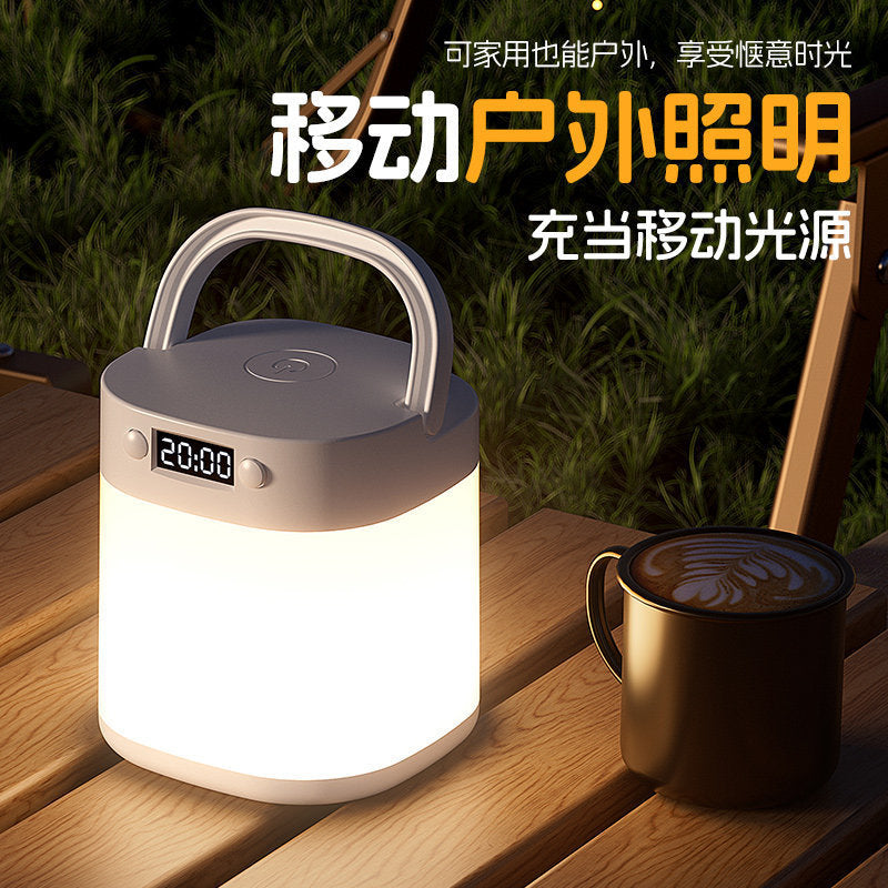 Rechargeable LED Camping Lantern with Long-Lasting Battery, Emergency Light, and Ambient Lighting for Outdoor & Home Use