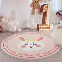Thickened Round Chair Mat for Hardwood Floors and Carpets, Gaming Chair Pad for Home Office Living Room