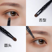 Professional Pony Hair Eyeshadow Brush for Detailed Eye Makeup - Dual-Ended or Standard