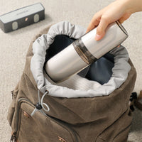 Portable Travel Toothbrush Toothpaste Storage Case with Mouthwash Cups