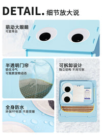 Pet Cooling Igloo Bed for Cats & Small Dogs, Summer Ice House with Cooling Mat, Scratch-Resistant