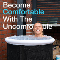 Foldable Ice Bath Tub for Athletes and Home Use, Portable Nylon Thickened Soaking Bathtub