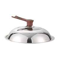 304 Stainless Steel Universal Pot Lid with Heat-Resistant Glass for Wok and Frying Pans