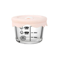 Food Grade Glass Baby Food Storage Container, High Temperature Resistant, Steamable, Freezable, Fresh-keeping Bowl for Infants