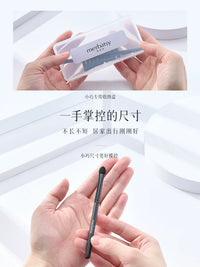 Portable Sponge-Tip Eyeshadow Brush with Replaceable Refills for Beginners