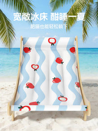 Pet Cooling Mat Lounger for Cats and Small Dogs, Scratch-Resistant Summer Ice Pad Bed