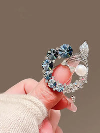 Elegant Rhinestone Mermaid Tail Brooch for Women, Luxury Anti-Exposure Pin, Fashion Apparel Accessory