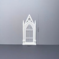 BJD Dollhouse European Style Window and Door Model Kit for DIY Dark Scene