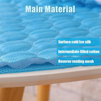 Pet Cooling Mat for Dogs and Cats, Ice Silk Summer Sleeping Pad