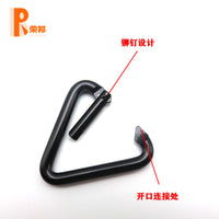 Outdoor Nylon Webbing Triangle Carabiner Clip for Backpacks and Bluetooth Speakers