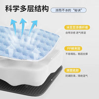 Pet Cooling Mat for Dogs and Cats, Washable Ice Silk Summer Sleeping Pad