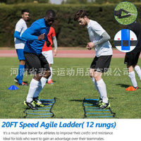 Agility Ladder Training Set for Kids and Adults, Foldable Speed and Coordination Training Equipment