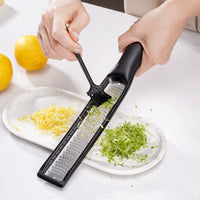 French Style Multi-functional Cheese Grater with Container and Lid, Lemon Zester