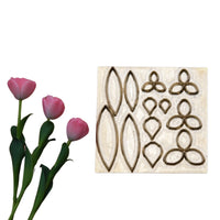 Miniature Clay Flower Metal Cutting Dies for DIY Crafting