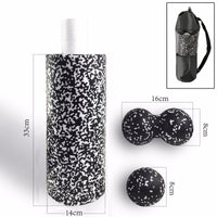 EPP Yoga Massage Ball and Foam Roller Set 2-in-1 Muscle Massage Roller Fitness Kit