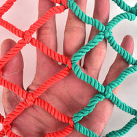 Colorful Nylon Safety Net for Kids, Stairs, and Balconies - Multi-functional Protective Mesh