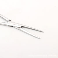 Stainless Steel Hemostat Forceps for Fishing, Hook Removal, and Pet Hair Pulling