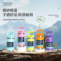 Portable Double-Wall Vacuum Insulated Kids Water Bottle with Handle, Large Capacity for Outdoor Travel
