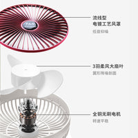 Portable USB Rechargeable Mini Handheld Desk Fan for Students and Office