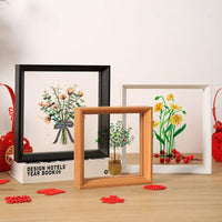 Chinese Style Double-Sided Transparent Photo Frame for Pressed Flowers and Paper Cuttings