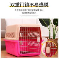 Pet Carrier for Cats and Dogs, Airline Approved Travel Crate with Wheels and Handle