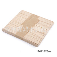 Craft Wood Sticks for DIY Projects - Ice Cream Bar Sticks, Colored Popsicle Sticks, Craft Wood Pieces