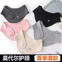 Modal Thin Neck Warmer for Summer Air-Conditioned Rooms, Neck Protection Scarf for Men and Women