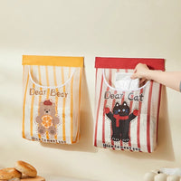 Wall-Mounted Kitchen Trash Bag Dispenser and Storage Organizer