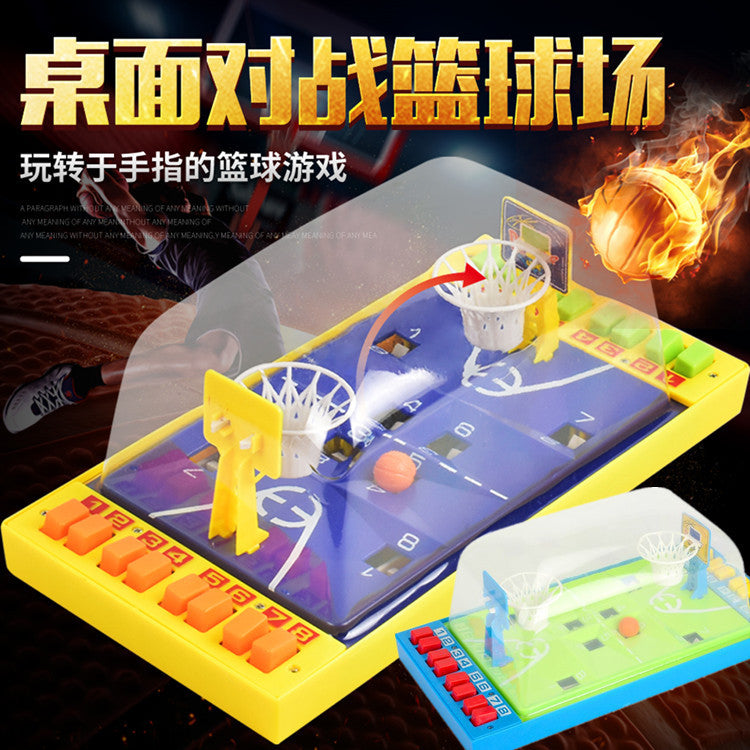 Kids Mini Finger Catapult Basketball Court Game Desktop Educational Toy