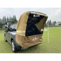 SUV Car Tailgate Tent for Outdoor Camping and Road Trips, Easy Setup Rainproof Rear Extension Tent