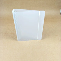 Frosted Translucent PP Loose Leaf Binder Cover for A4 B5 A5 A6 A7 Notebooks and Planners