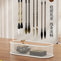 Desktop Medal Display Rack with Trophy Storage Box and Entryway Organizer