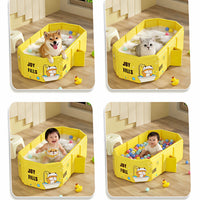Foldable Pet Bath Tub for Small Dogs and Cats, Portable Grooming Basin