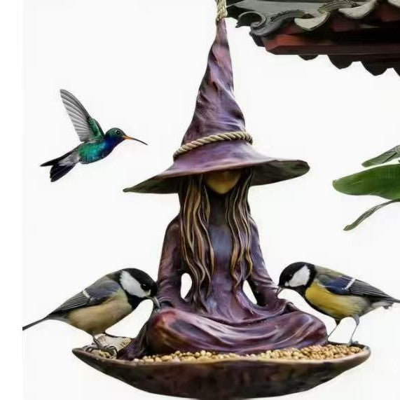 Tree Man Bird Feeder Sculpture Outdoor Garden Decoration