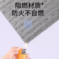 Range Hood Grease Filter Mat and Dust Cover Set with Oil Absorbing Strips