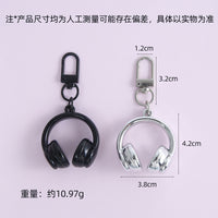 3D Headphone Keychain Charm for Bags and DIY Crafts