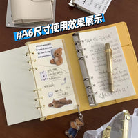 Expandable 2-Fold Side-Insert Ring Binder Extension for M5/A7 Planners