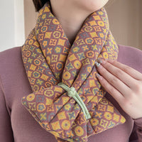 Women's Winter Cotton Neck Warmer Scarf for Neck Pain Relief and Warmth