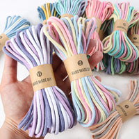 4mm x 10m Gradient Dyed Cotton Rope for DIY Crafts and Jewelry Making