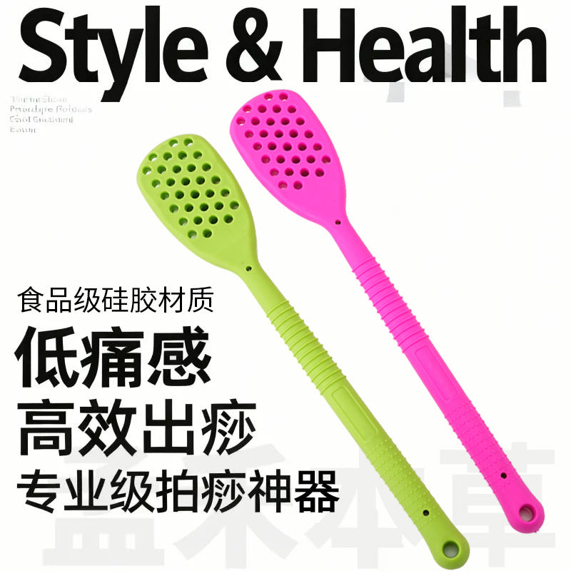 Food-Grade Silicone Meridian Patting Board for Body Massage and Acupressure