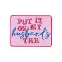 Embroidered Bar Theme Cartoon English Letter Patches for DIY Craft Decoration