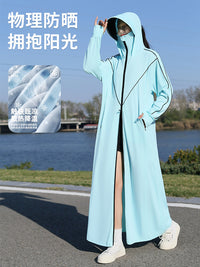 Women's UPF 50+ UV Protection Extended Sun Protection Jacket Breathable Thin Outdoor Windbreaker