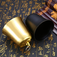 Brass Buddhist Temple Bell with Striker for Rituals and Meditation