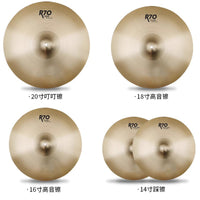 Asanasi R70 Alloy Cymbal Set for Drum Kits - Hi-Hat, Crash, Ride Cymbals