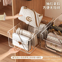 Expandable U-Shaped Handbag Organizer for Closet Shelves