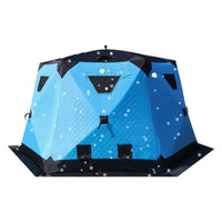 Snow Fishing Ice Shelter Tent with Cotton Padding for Winter Outdoor Camping
